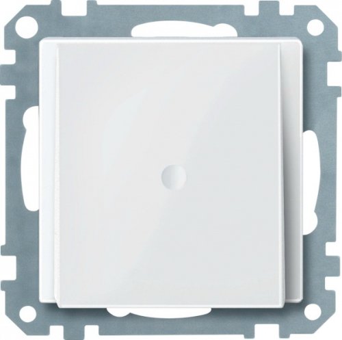 Вывод кабеля без рамки Schneider Electric Merten System M белый картинка